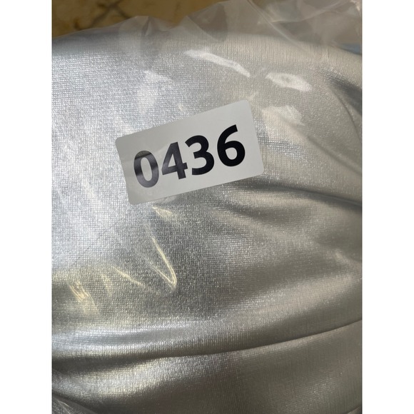 Vintage 1960's Silver Metallic Evening Bag Chain Prom Fairy Whimsigoth Glam - Picture 9 of 9